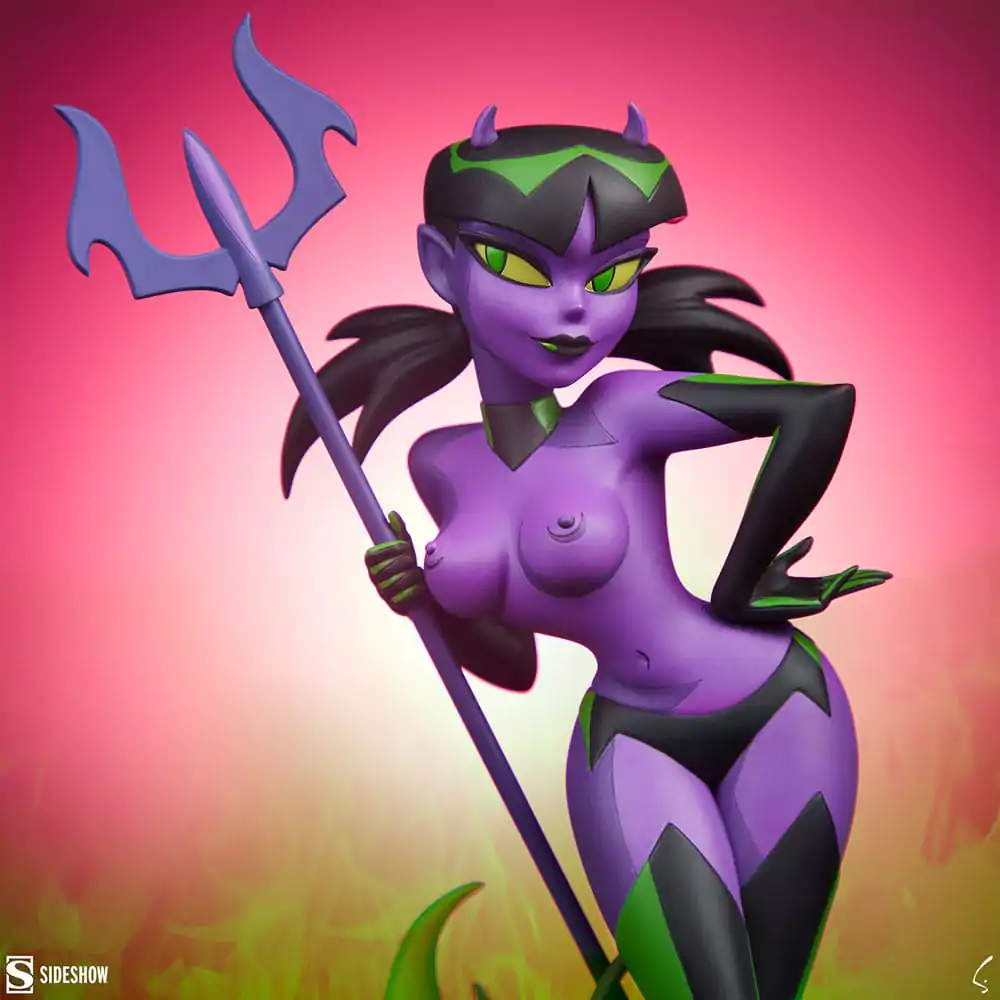 Original Artist Series Statue Devil Girl (Purple and Green Variant) 30 cm Produktfoto