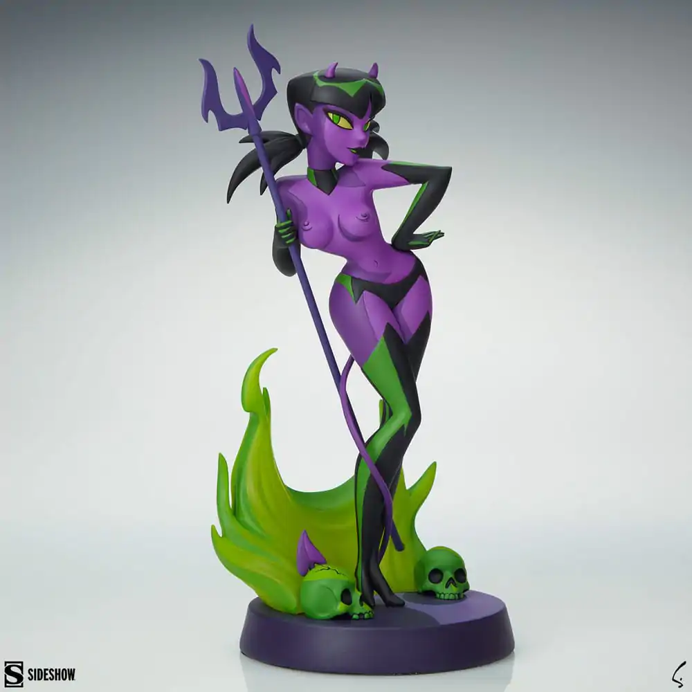 Original Artist Series Statue Devil Girl (Purple and Green Variant) 30 cm Produktfoto