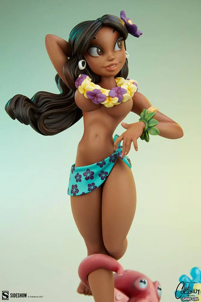 Original Artist Series Statue Island Girl by Chris Sanders 30 cm Produktfoto