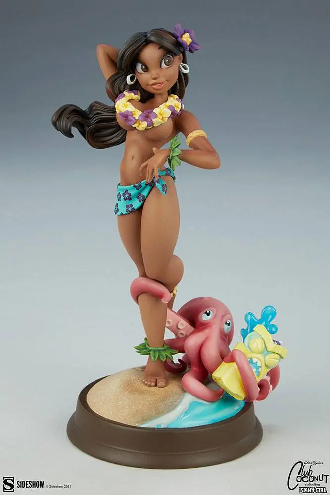 Original Artist Series Statue Island Girl by Chris Sanders 30 cm Produktfoto