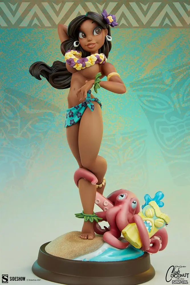 Original Artist Series Statue Island Girl by Chris Sanders 30 cm Produktfoto
