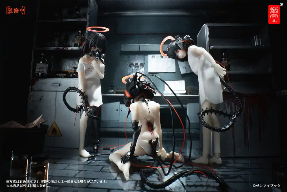 Original Character Actionfiguren Kit 1/12 Three Wise Monkeys See no Evil, Hear no Evil, Speak no Evil Premium Set 14 cm Produktfoto