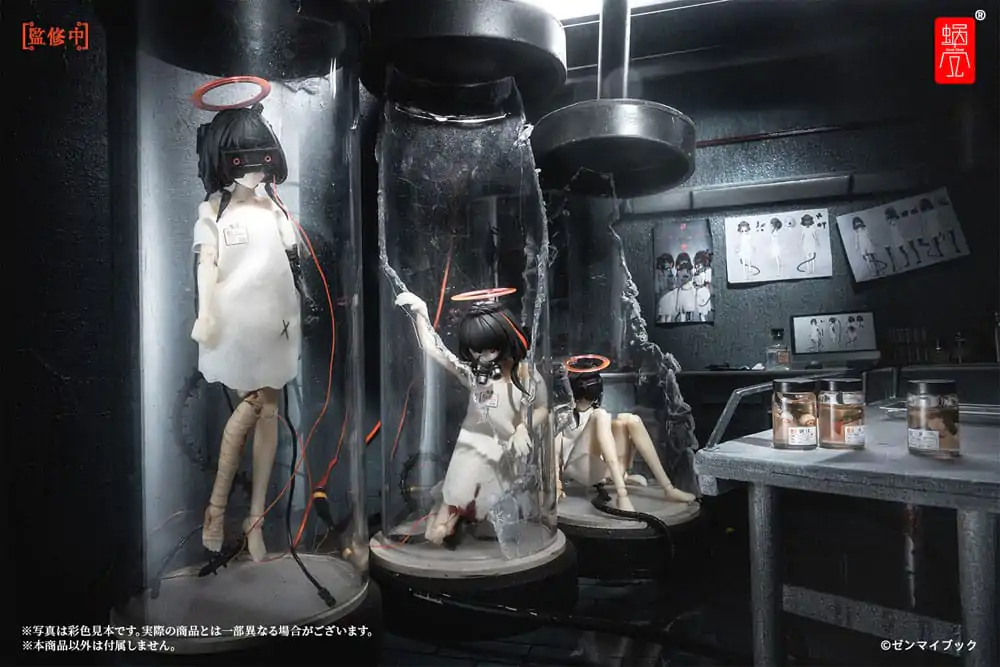 Original Character Actionfiguren Kit 1/12 Three Wise Monkeys See no Evil, Hear no Evil, Speak no Evil Premium Set 14 cm Produktfoto