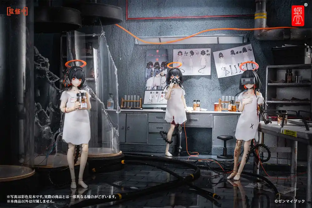 Original Character Actionfiguren Kit 1/12 Three Wise Monkeys See no Evil, Hear no Evil, Speak no Evil Premium Set 14 cm Produktfoto