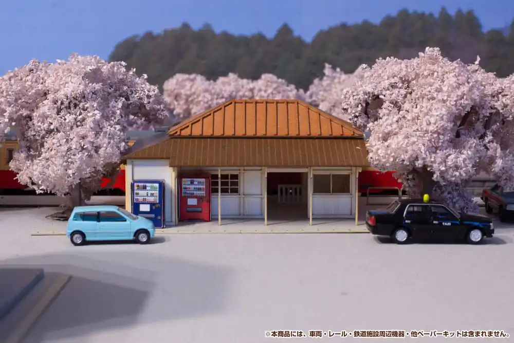 Original Character Anitecture Paper Model Kit 1/150 Station (Kominato Railway) 3 cm Produktfoto