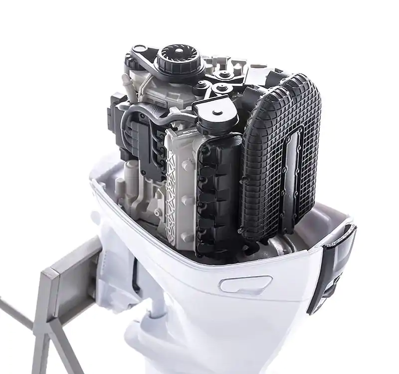 Original Character Plastic Model Kit 1/20 PLAMAX MF-88 minimum factory Minori with Honda BF350 Outboard Engine Produktfoto