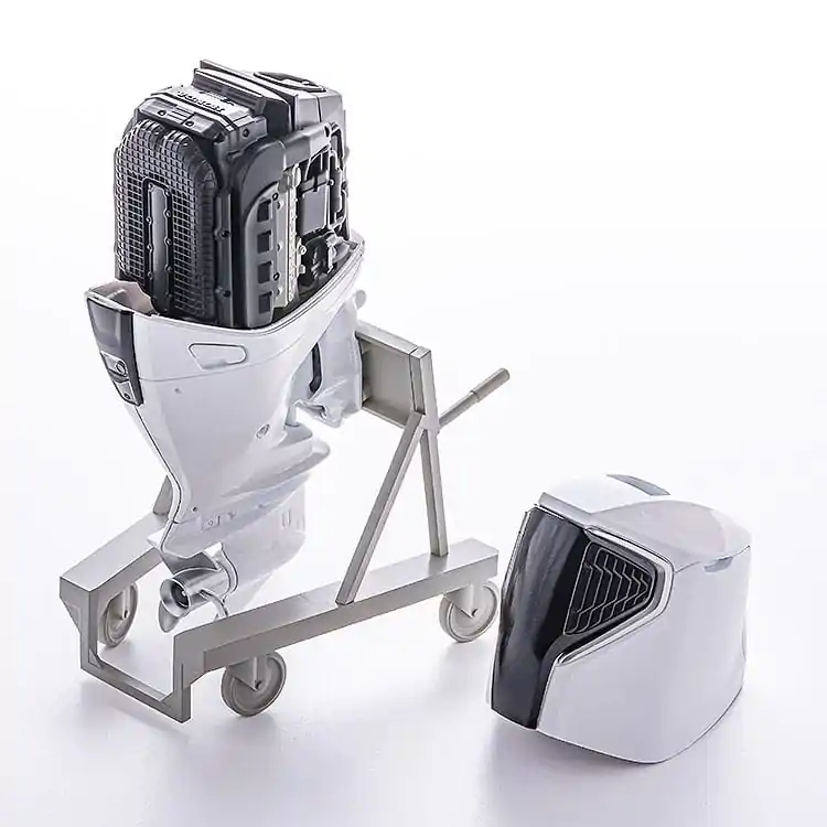 Original Character Plastic Model Kit 1/20 PLAMAX MF-88 minimum factory Minori with Honda BF350 Outboard Engine Produktfoto