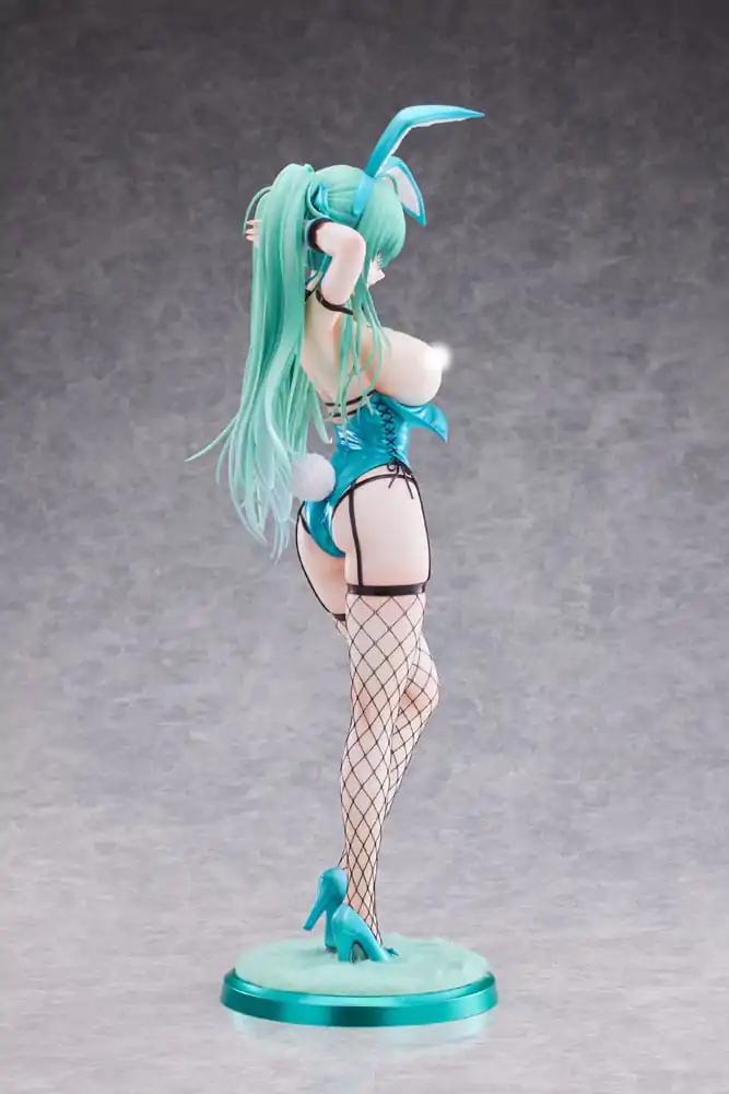 Original Character PVC Statue 1/4 Green Twin Tail Bunny-chan Fishnet Tights Ver. 43 cm Produktfoto