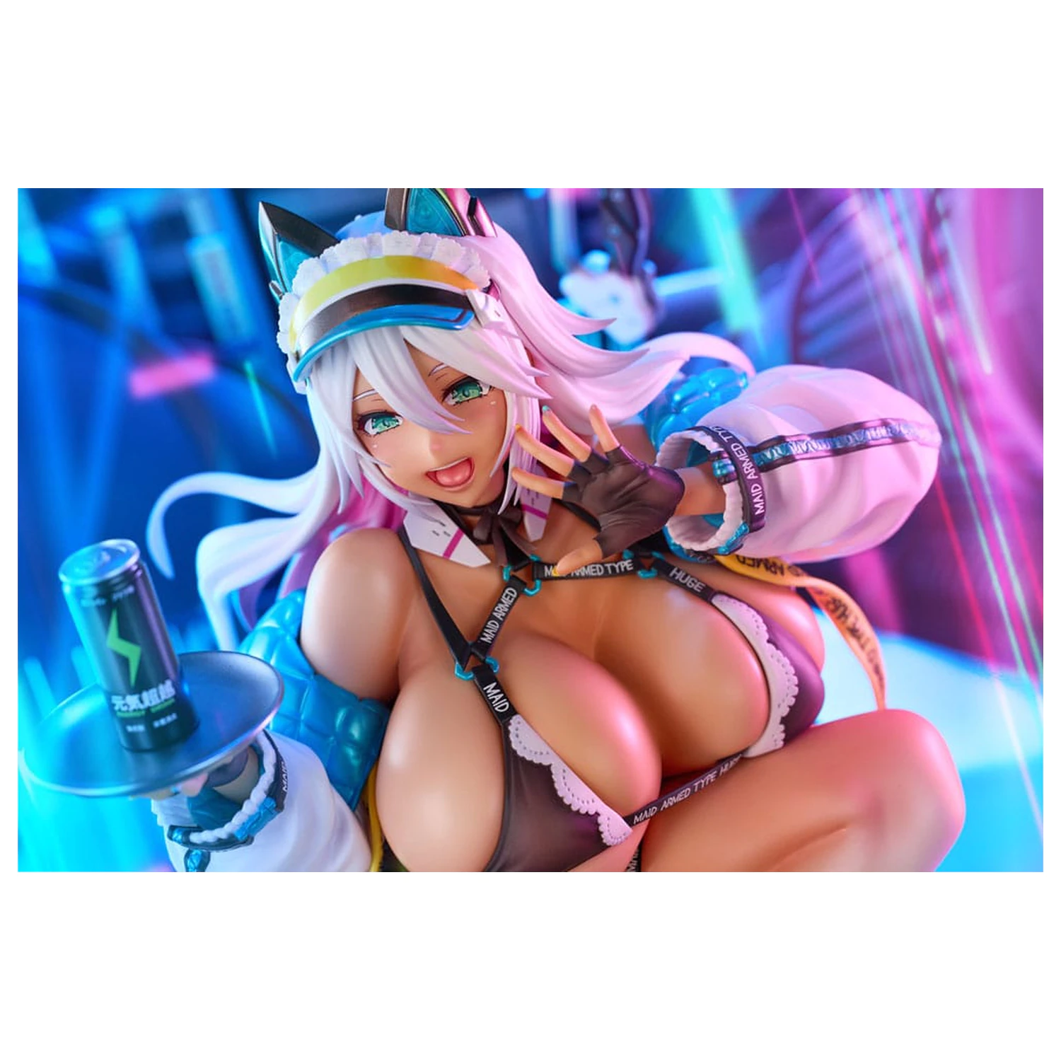 Original Character Statue 1/4 Meido-Busou: Ax Street ver. Pixel Philia Edition 37 cm Produktfoto