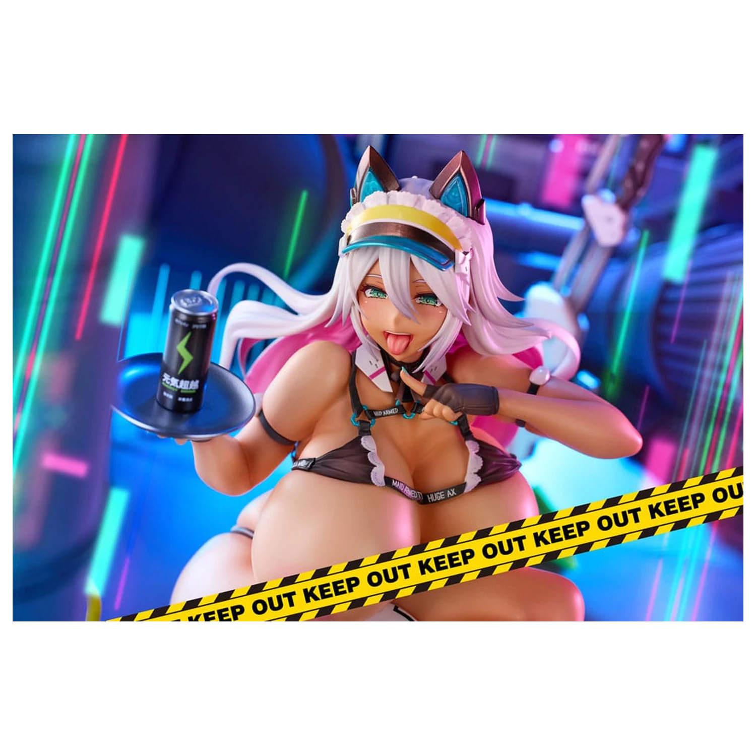 Original Character Statue 1/4 Meido-Busou: Ax Street ver. Pixel Philia Edition 37 cm Produktfoto