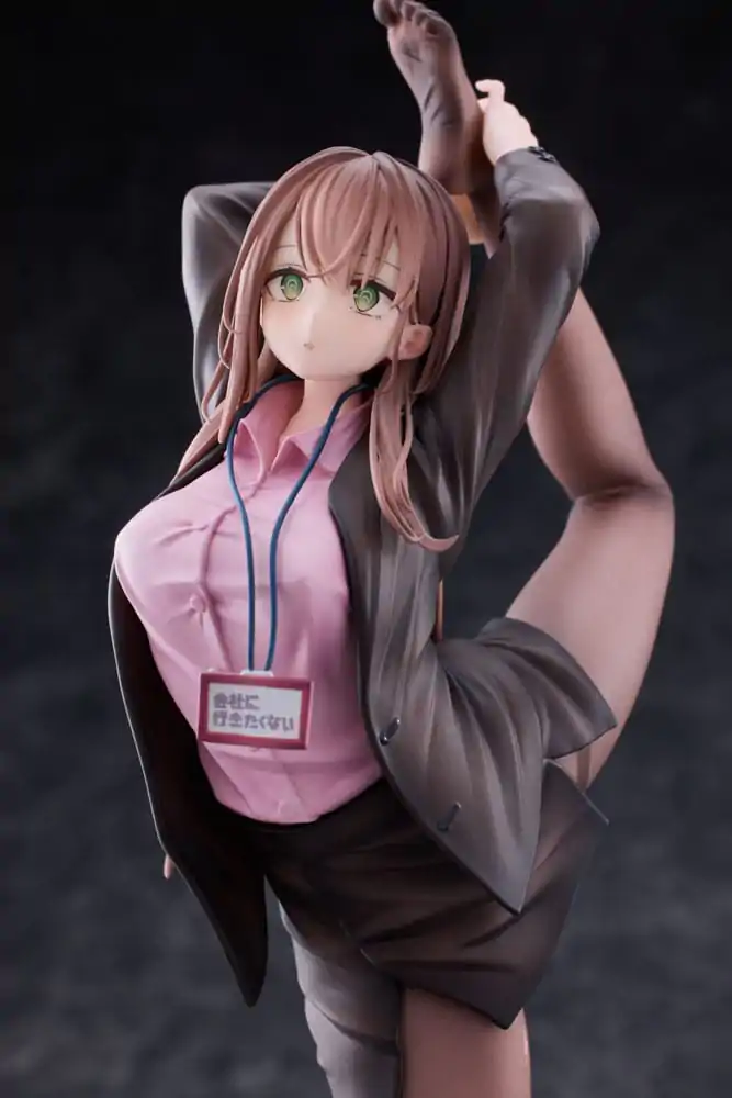 Original Character PVC Statue 1/6 OL-chan Who Doesn't Want to Go to Work Pink Ver. 26 cm Produktfoto