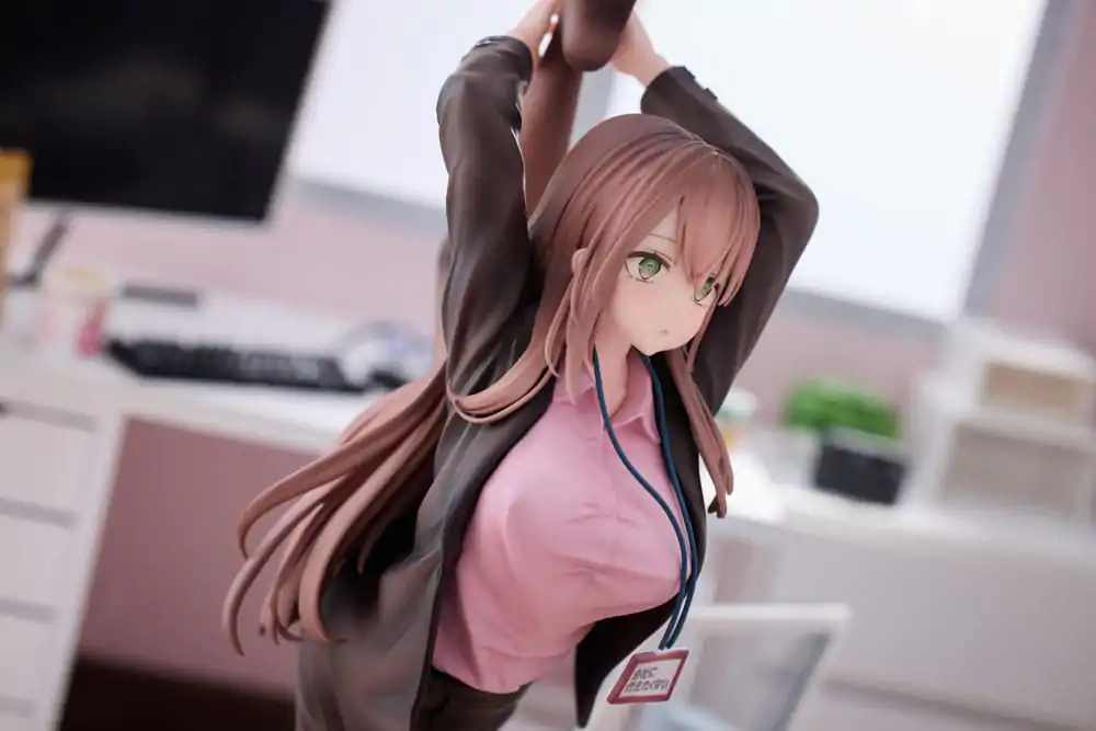 Original Character PVC Statue 1/6 OL-chan Who Doesn't Want to Go to Work Pink Ver. 26 cm Produktfoto