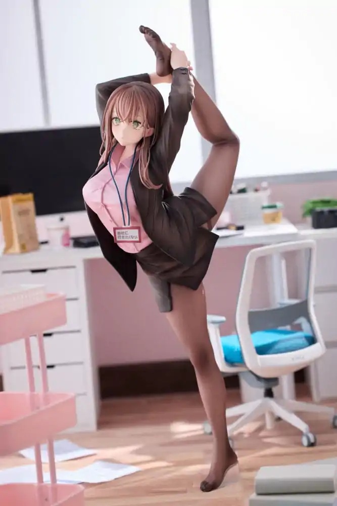 Original Character PVC Statue 1/6 OL-chan Who Doesn't Want to Go to Work Pink Ver. 26 cm Produktfoto