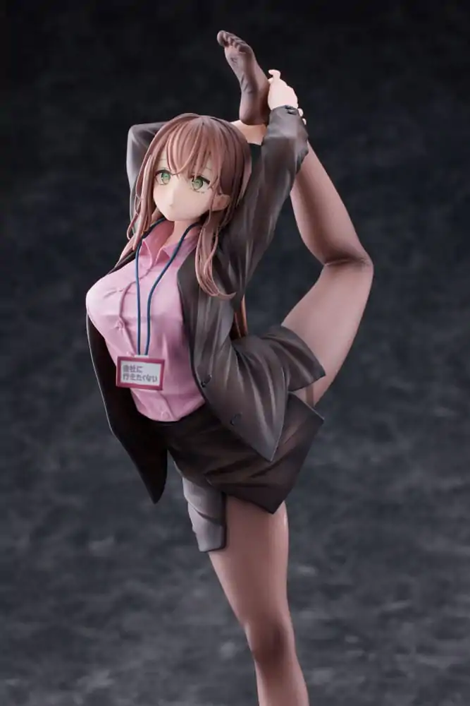 Original Character PVC Statue 1/6 OL-chan Who Doesn't Want to Go to Work Pink Ver. 26 cm Produktfoto