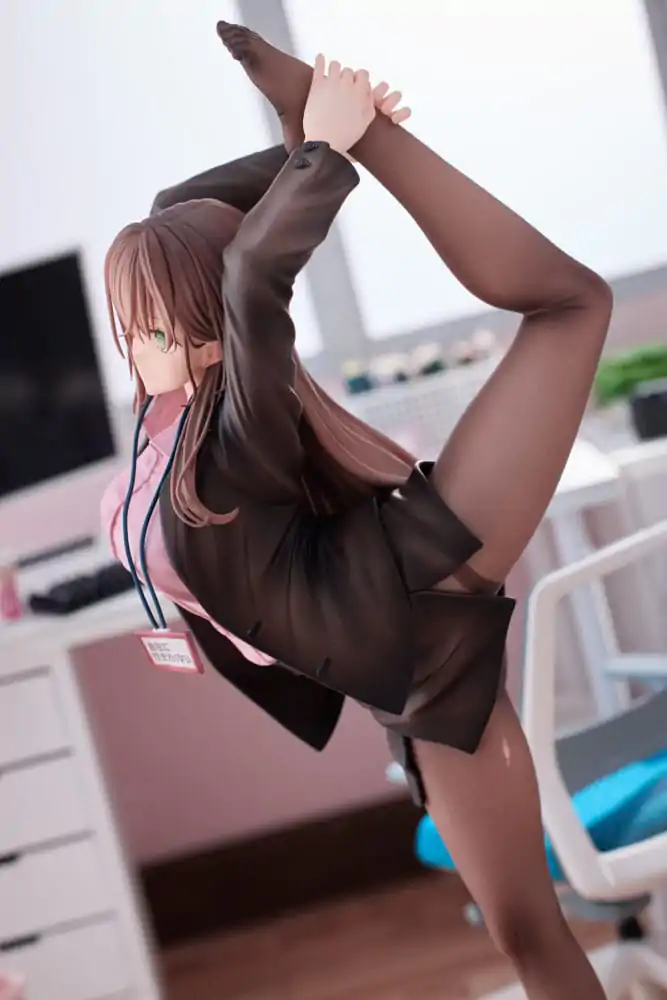 Original Character PVC Statue 1/6 OL-chan Who Doesn't Want to Go to Work Pink Ver. 26 cm Produktfoto