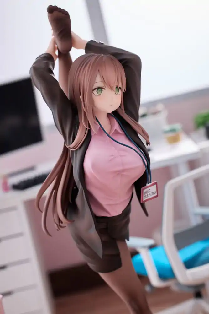 Original Character PVC Statue 1/6 OL-chan Who Doesn't Want to Go to Work Pink Ver. 26 cm Produktfoto