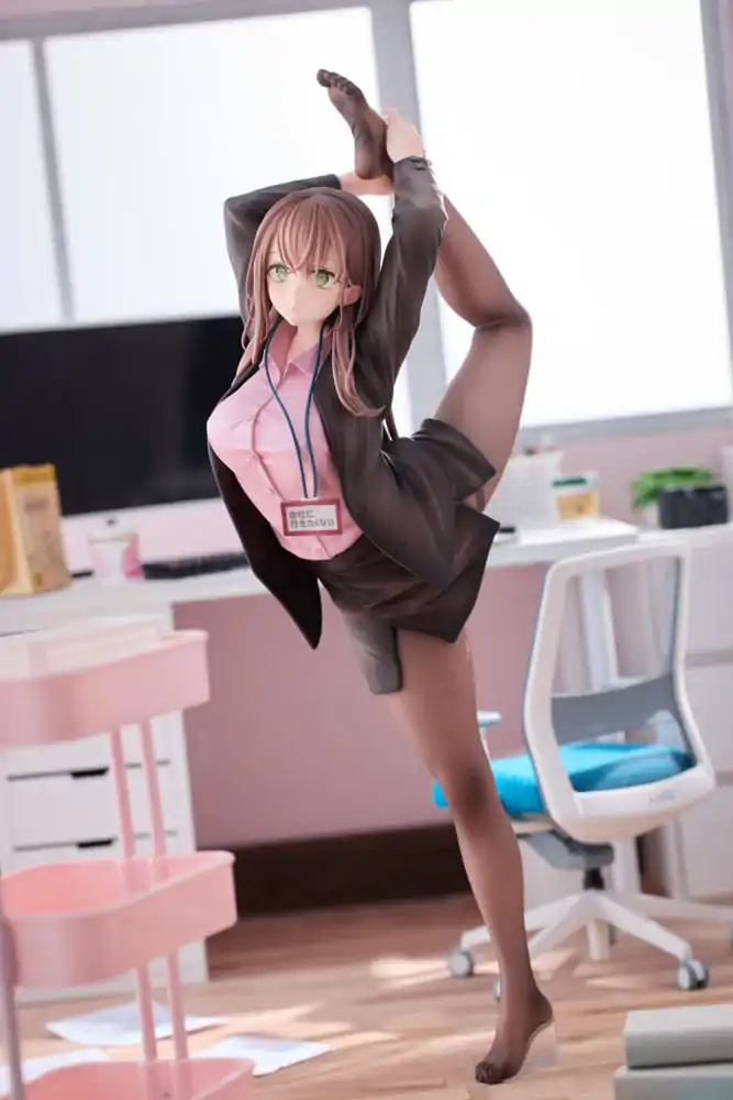 Original Character PVC Statue 1/6 OL-chan Who Doesn't Want to Go to Work Pink Ver. 26 cm Produktfoto