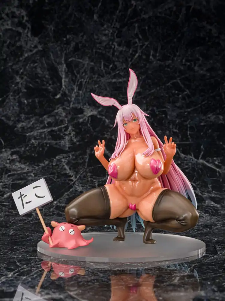 Original Character Statue 1/5.5 Pink Hair-chan Kuro Gal Ver. Original Illustration by NeneneG 21 cm Produktfoto