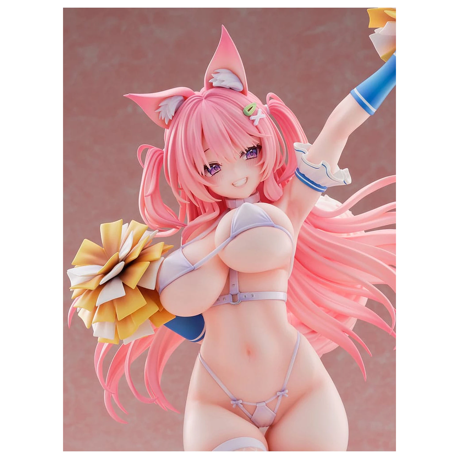 Original Character Statue 1/5 Kemomimi Cheer Girl illustration by Yatanuki Kei DX Version 35 cm Produktfoto
