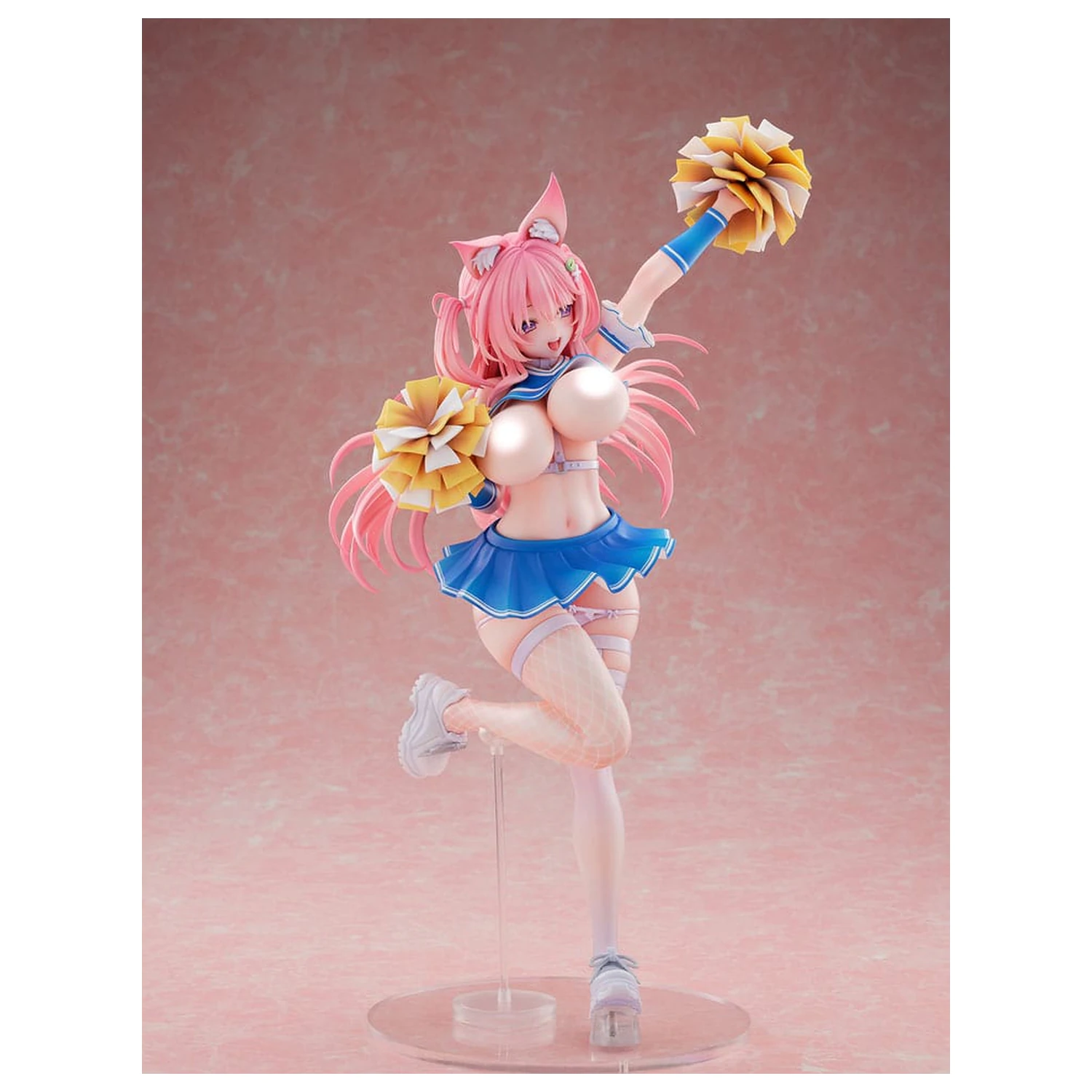 Original Character Statue 1/5 Kemomimi Cheer Girl illustration by Yatanuki Kei DX Version 35 cm Produktfoto