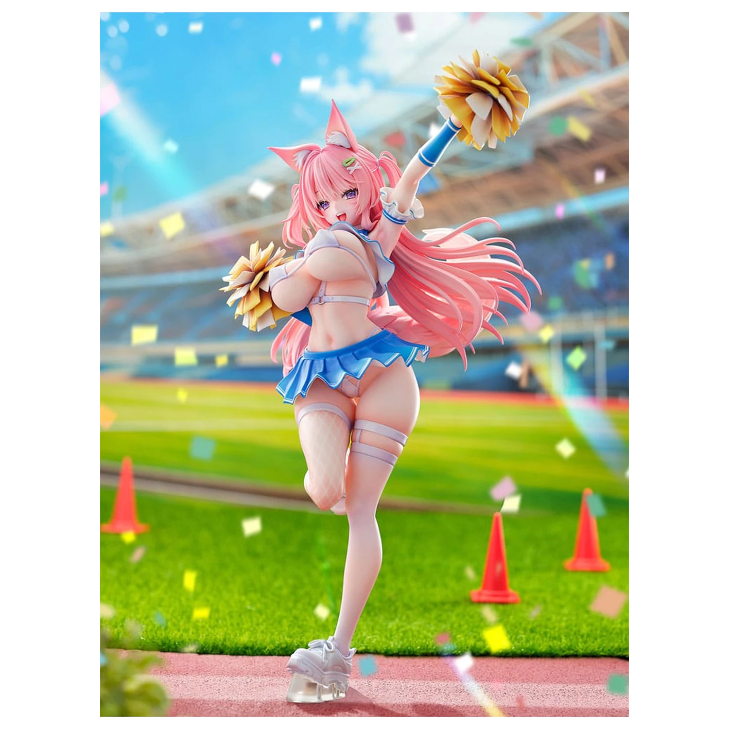 Original Character Statue im Maßstab 1/5 Kemomimi Cheer Girl illustration by Yatanuki Kei 35 cm Produktfoto