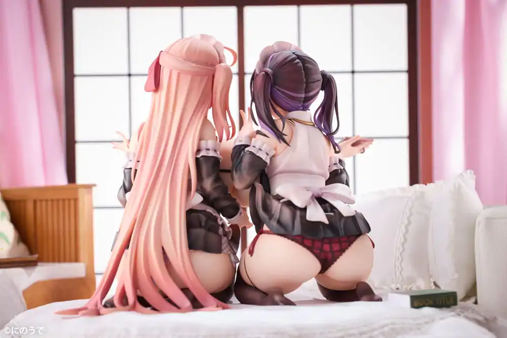 Original Character PVC-Statuen 1/5 2er-Set Koho Miya & Otsuhane Fuwari Illustration von Ninoude 18 cm Produktfoto