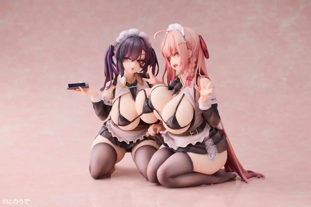 Original Character PVC-Statuen 1/5 2er-Set Koho Miya & Otsuhane Fuwari Illustration von Ninoude 18 cm Produktfoto