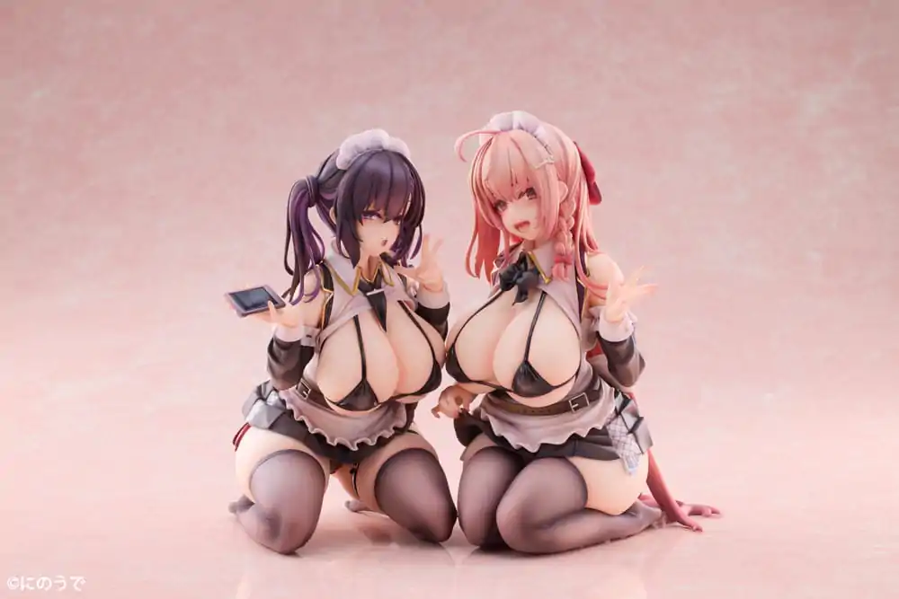 Original Character PVC-Statuen 1/5 2er-Set Koho Miya & Otsuhane Fuwari Illustration von Ninoude 18 cm Produktfoto