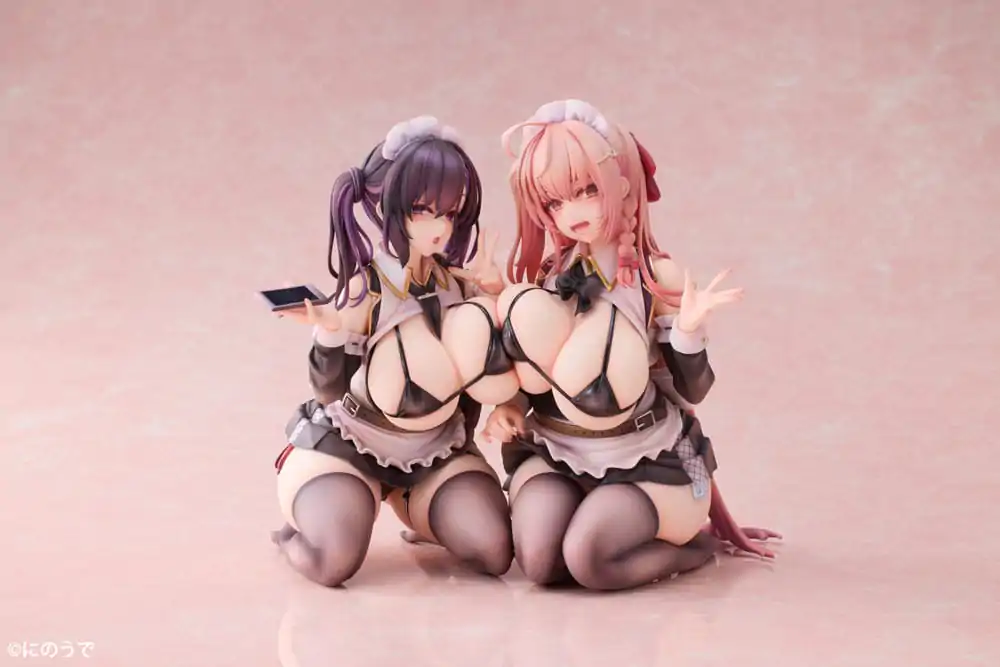 Original Character PVC-Statuen 1/5 2er-Set Koho Miya & Otsuhane Fuwari Illustration von Ninoude 18 cm Produktfoto