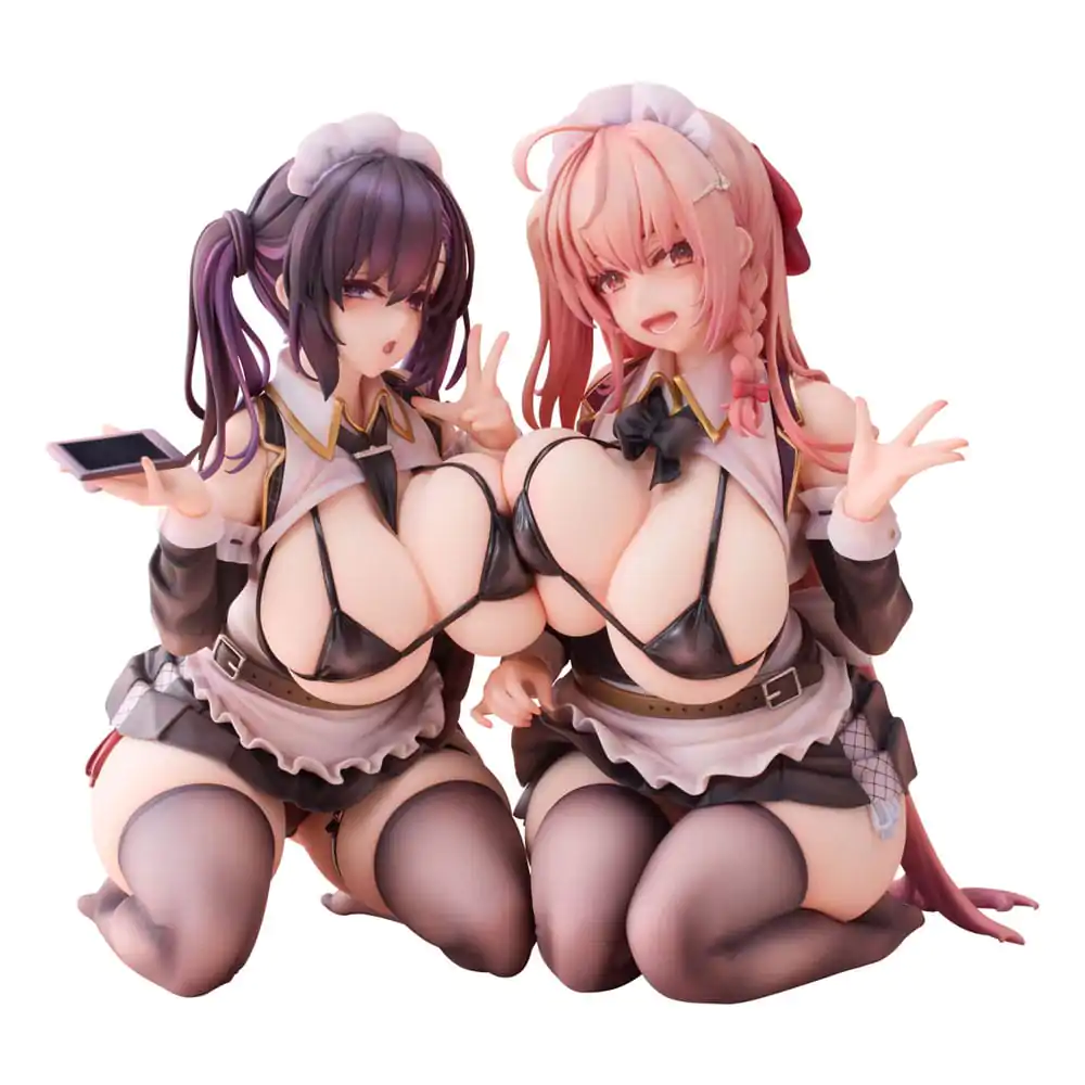 Original Character PVC-Statuen 1/5 2er-Set Koho Miya & Otsuhane Fuwari Illustration von Ninoude 18 cm Produktfoto