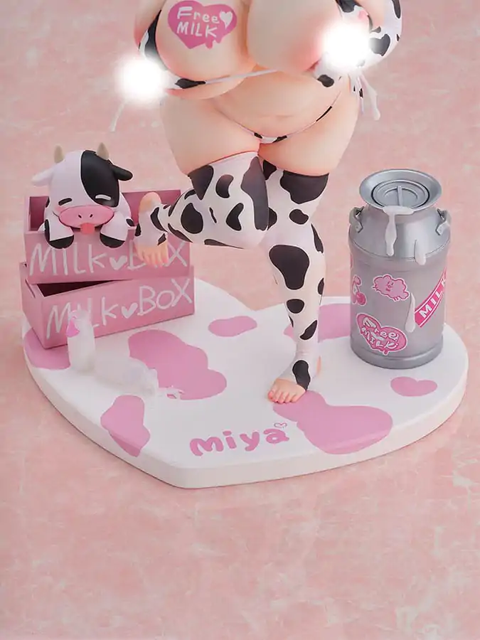 Original Character PVC Statue 1/5 Miya-chan Cow Costume Version DX Edition 34 cm Produktfoto