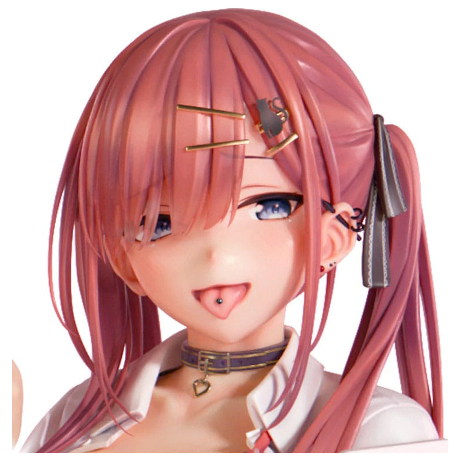Original Character Statue 1/5 Red-Haired Gyaru-Chan Bare Face Ver. Illustration by Nanamakura 29 Zentimeter Produktfoto