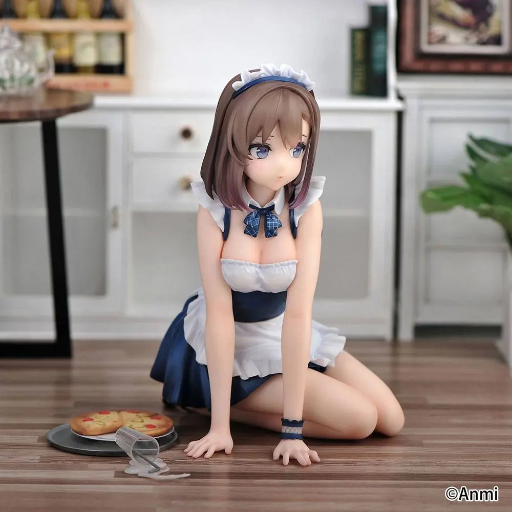 Original Character PVC Statue 1/6 Anmi - Gray Little Duck Maid Ver. 15 cm Produktfoto