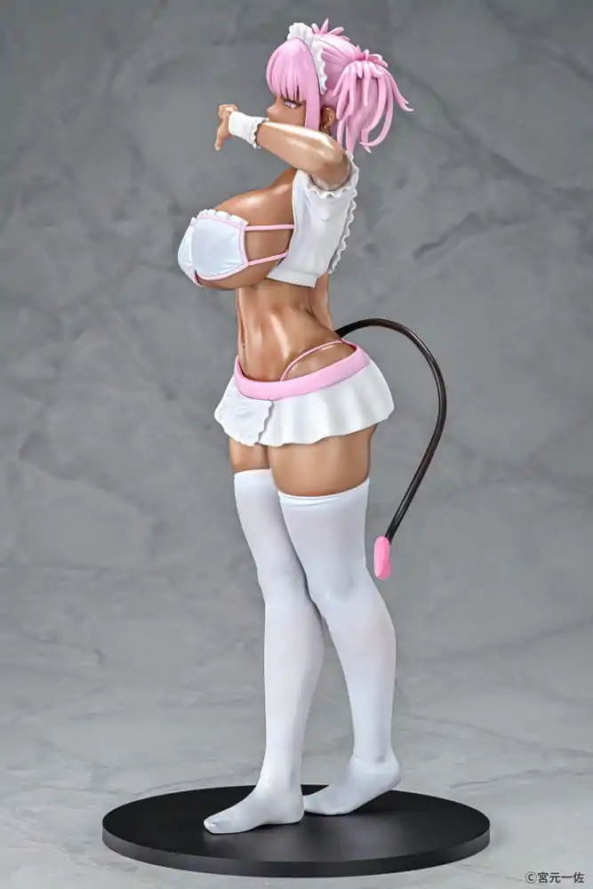 Original Character Statue 1/6 Black Gal Maid Succubus Cocoa Pink Ver. 30 cm Produktfoto