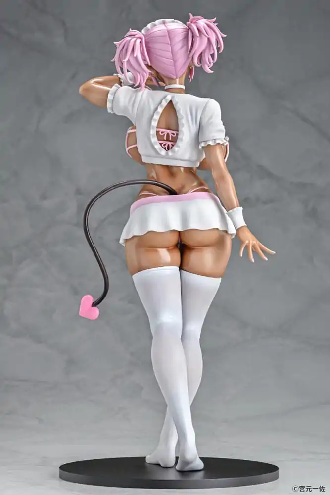 Original Character Statue 1/6 Black Gal Maid Succubus Cocoa Pink Ver. 30 cm Produktfoto