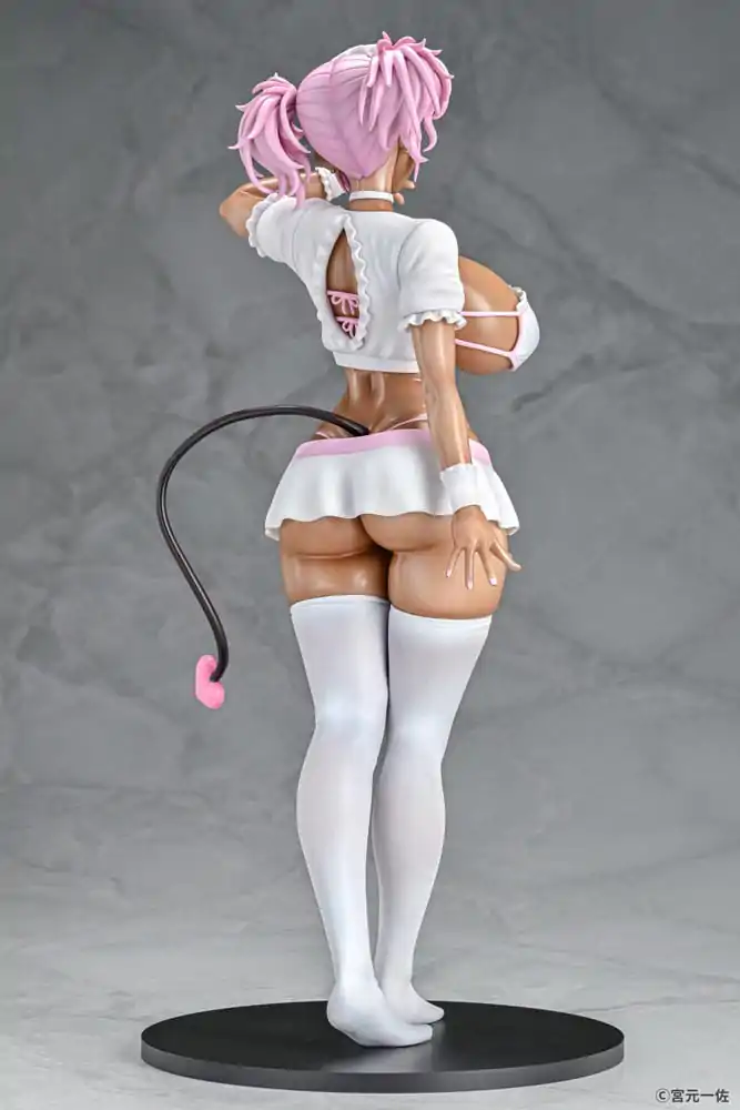 Original Character Statue 1/6 Black Gal Maid Succubus Cocoa Pink Ver. 30 cm Produktfoto