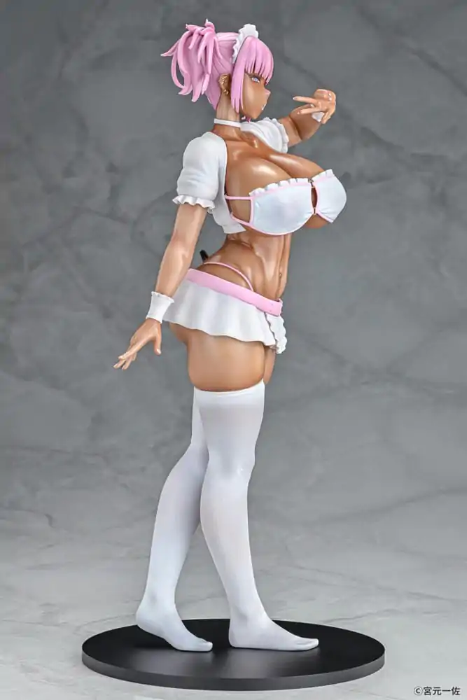 Original Character Statue 1/6 Black Gal Maid Succubus Cocoa Pink Ver. 30 cm Produktfoto