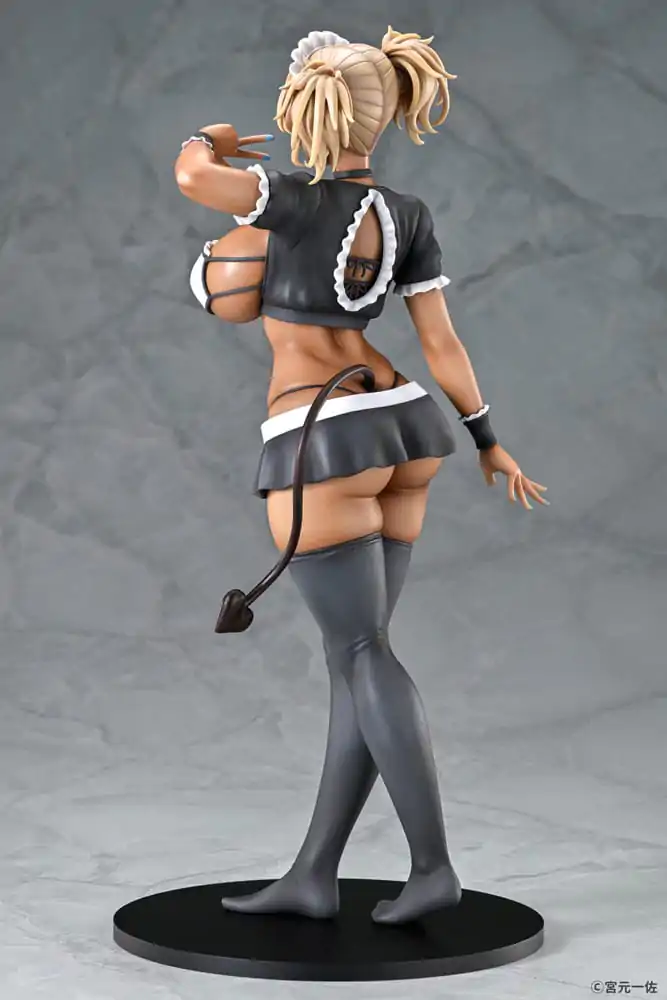 Original Character Statue 1/6 Black Gal Maid Succubus Cocoa 30 cm Produktfoto