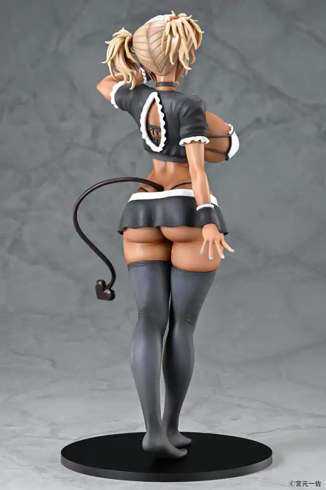 Original Character Statue 1/6 Black Gal Maid Succubus Cocoa 30 cm Produktfoto
