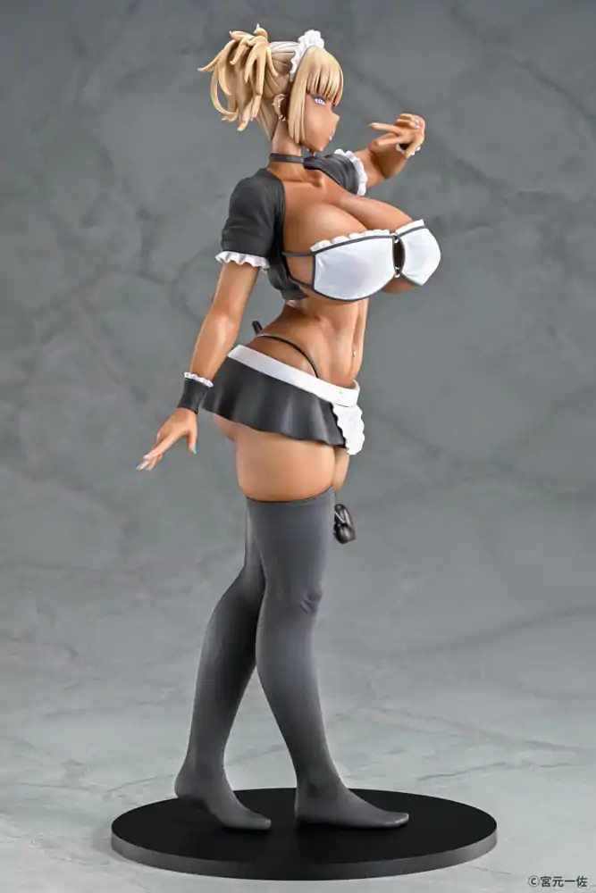 Original Character Statue 1/6 Black Gal Maid Succubus Cocoa 30 cm Produktfoto