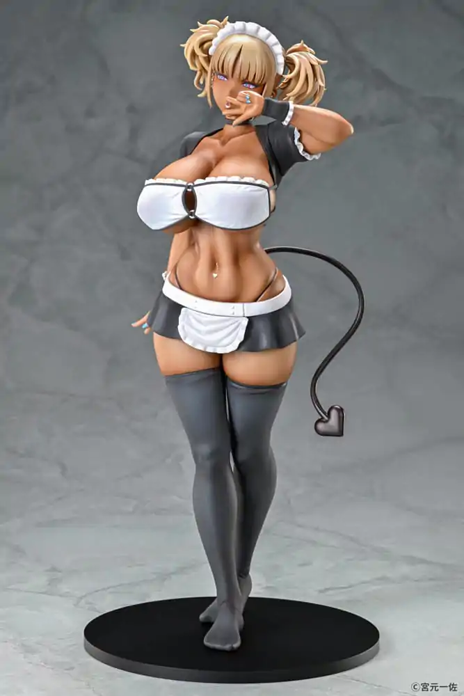 Original Character Statue 1/6 Black Gal Maid Succubus Cocoa 30 cm Produktfoto
