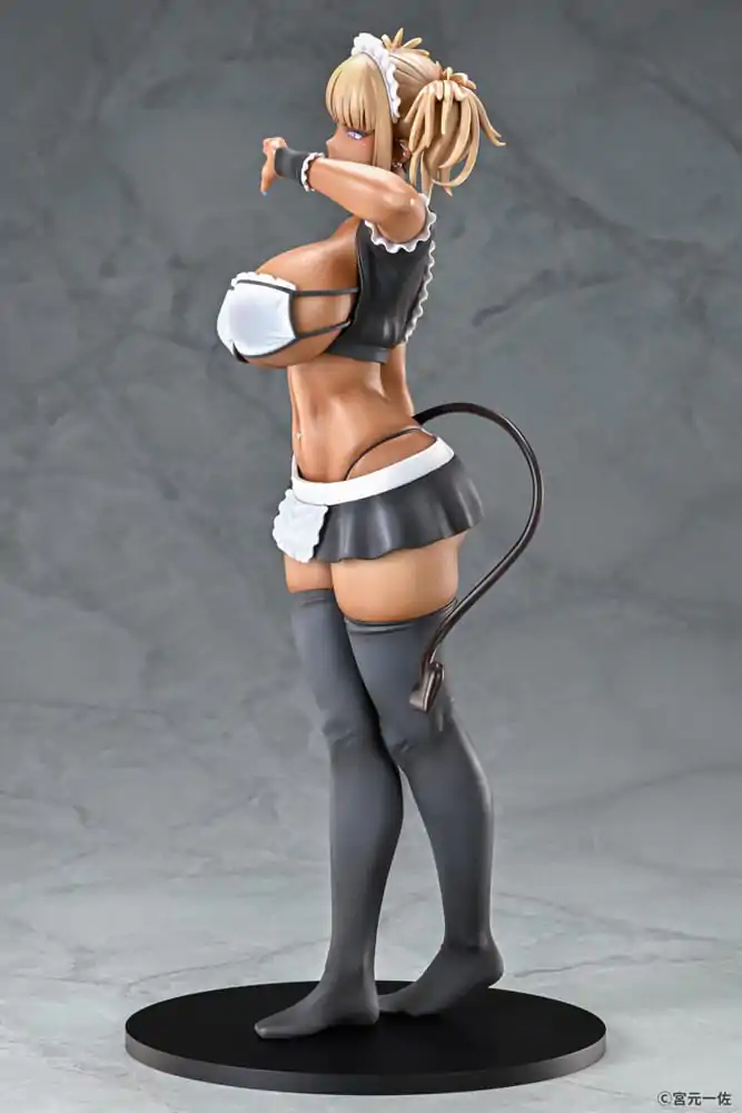 Original Character Statue 1/6 Black Gal Maid Succubus Cocoa 30 cm Produktfoto