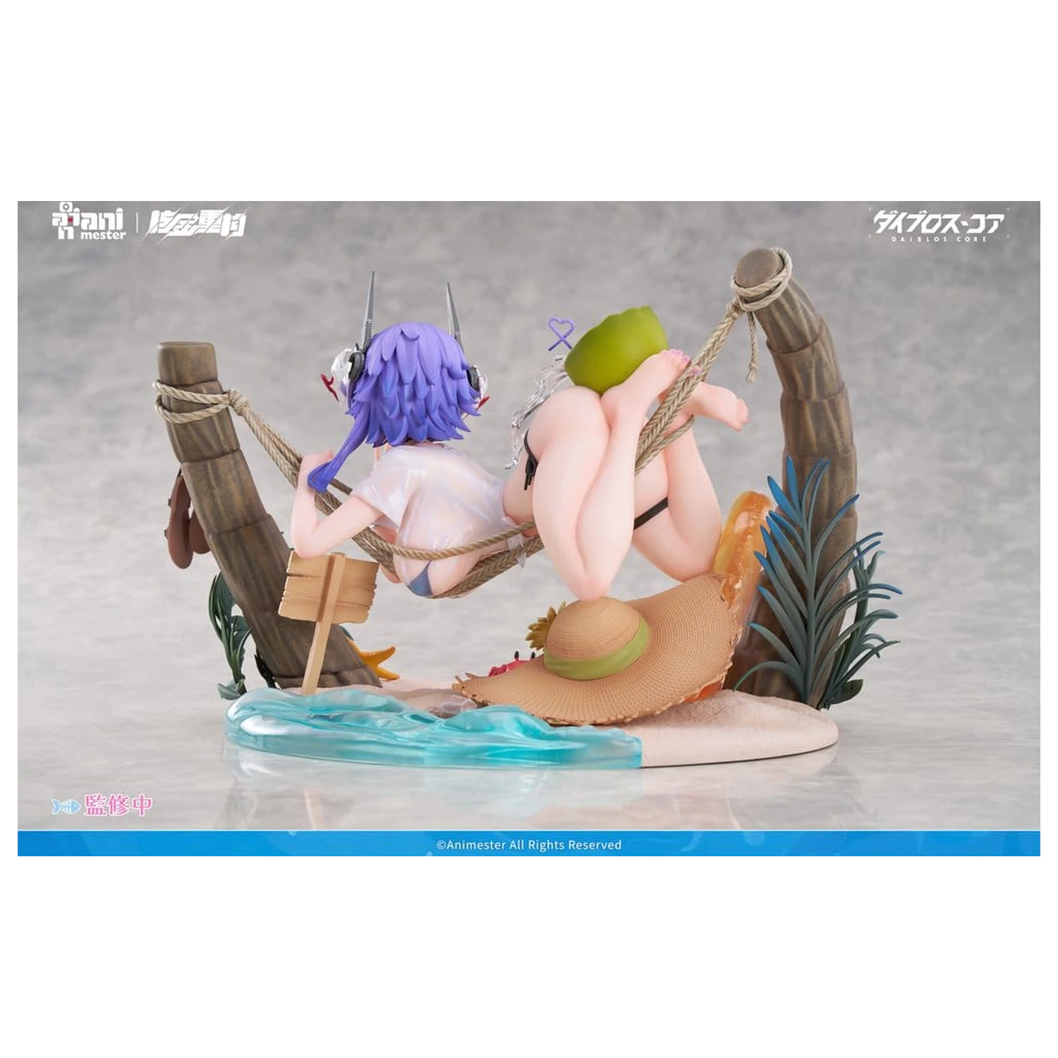 Original Character PVC Figur 1/6 Bright Summer Barbera·Red illustration by DaiblosCore 14 cm Produktfoto