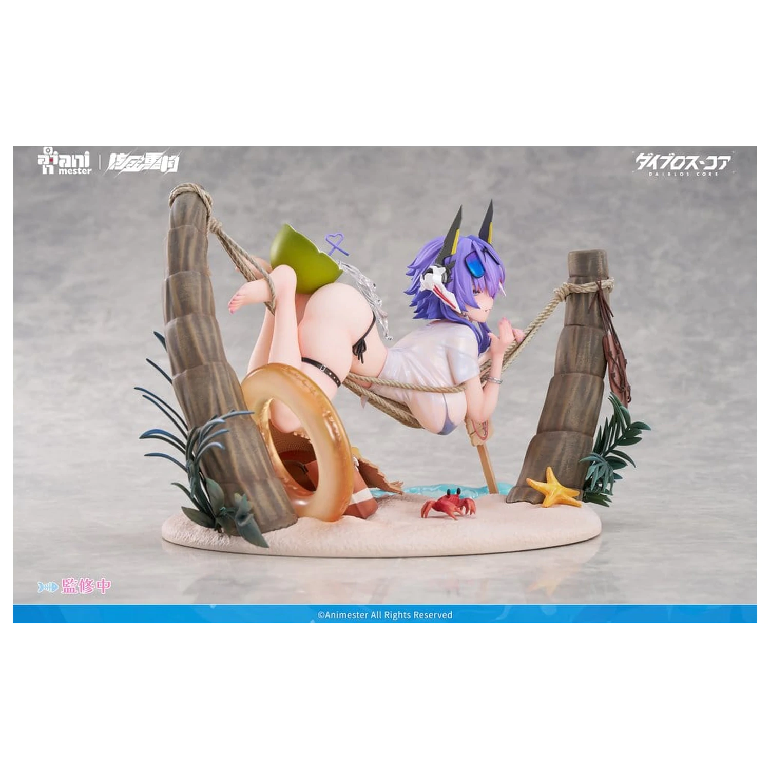 Original Character PVC Figur 1/6 Bright Summer Barbera·Red illustration by DaiblosCore 14 cm Produktfoto