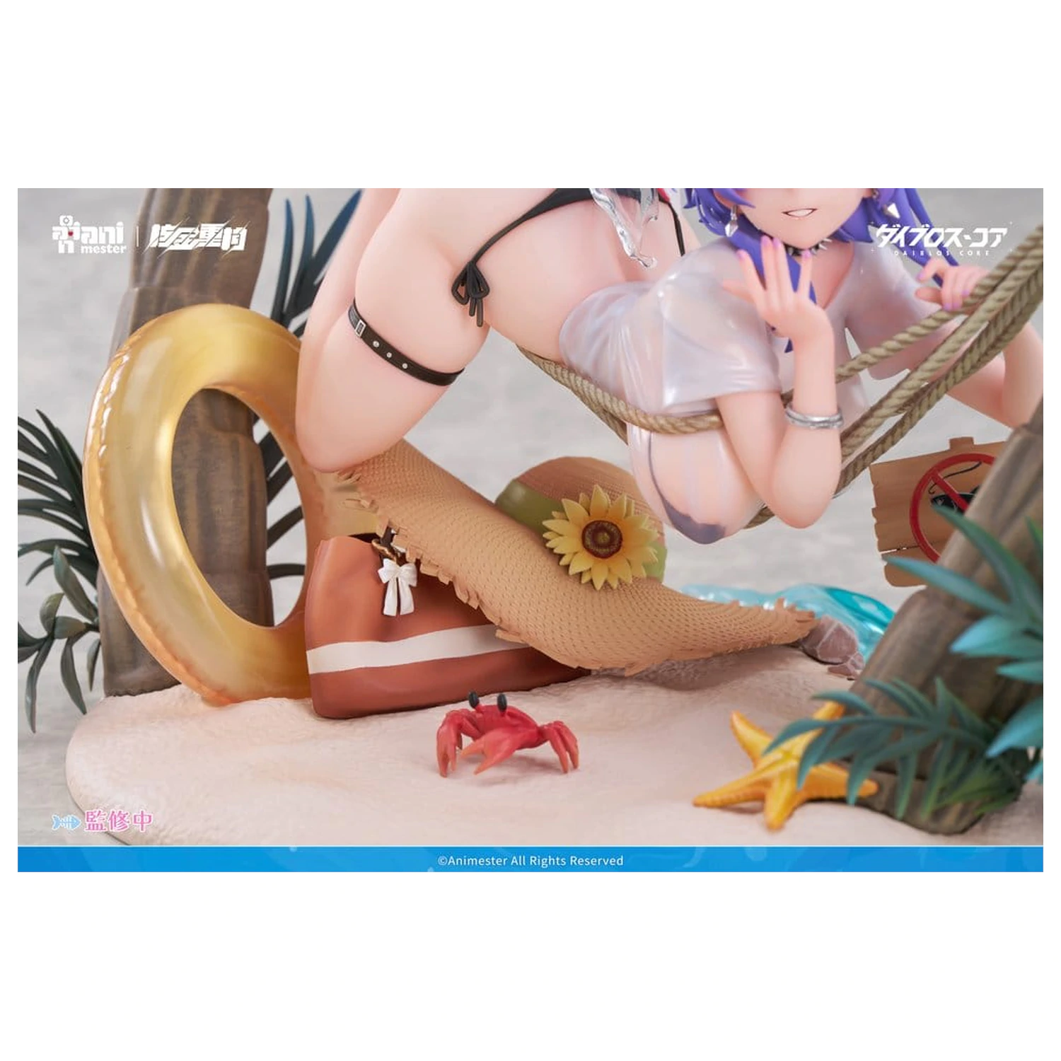 Original Character PVC Figur 1/6 Bright Summer Barbera·Red illustration by DaiblosCore 14 cm Produktfoto