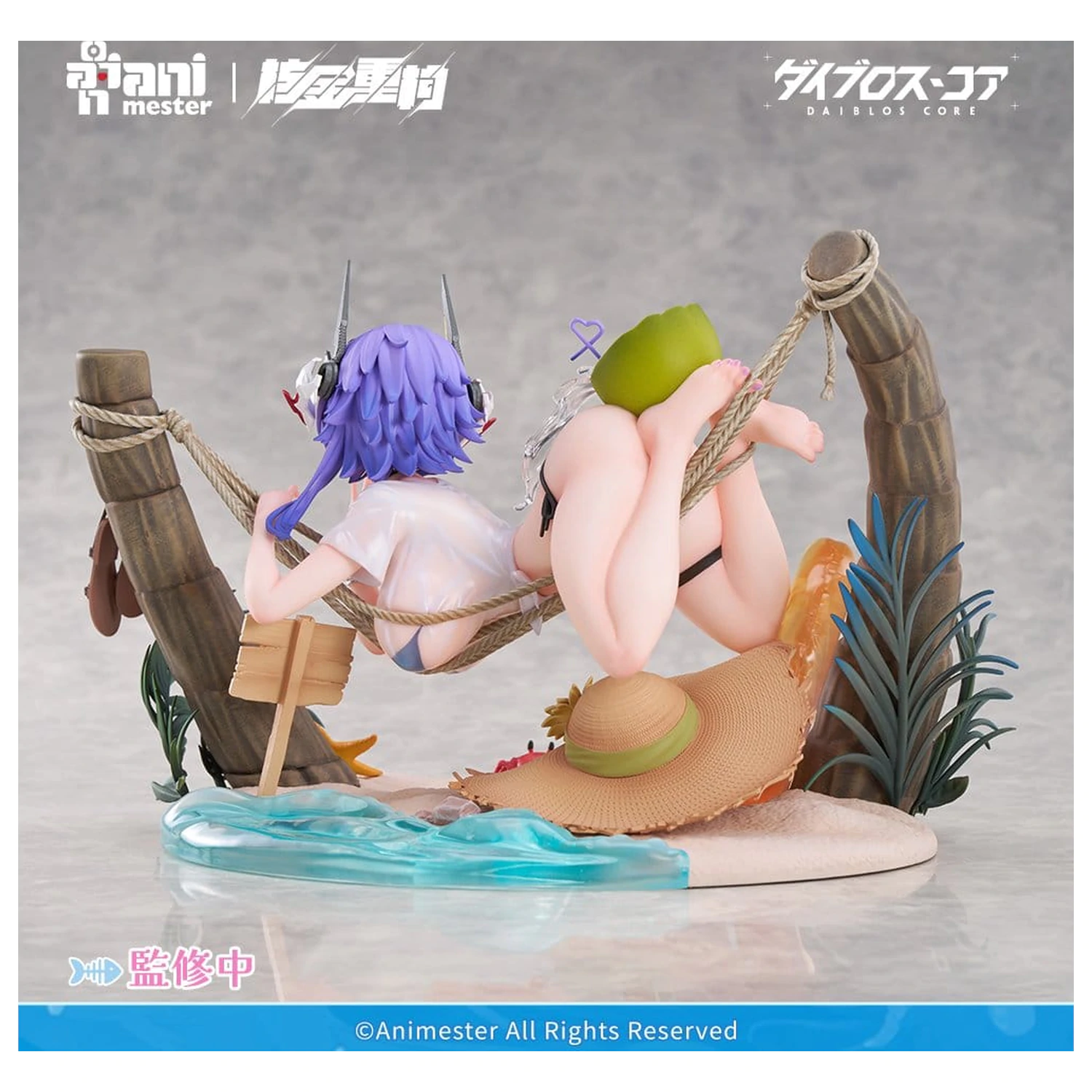 Original Character PVC Figur 1/6 Bright Summer Barbera·Red illustration by DaiblosCore 14 cm Produktfoto