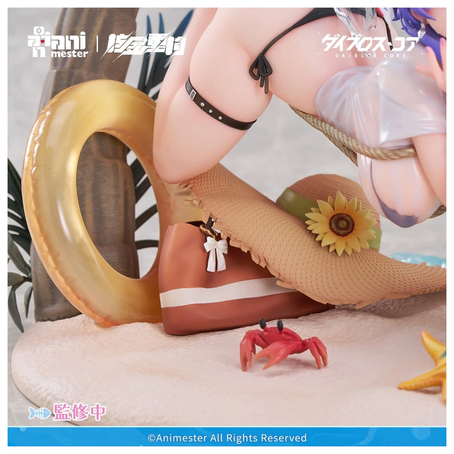 Original Character PVC Figur 1/6 Bright Summer Barbera·Red illustration by DaiblosCore 14 cm Produktfoto