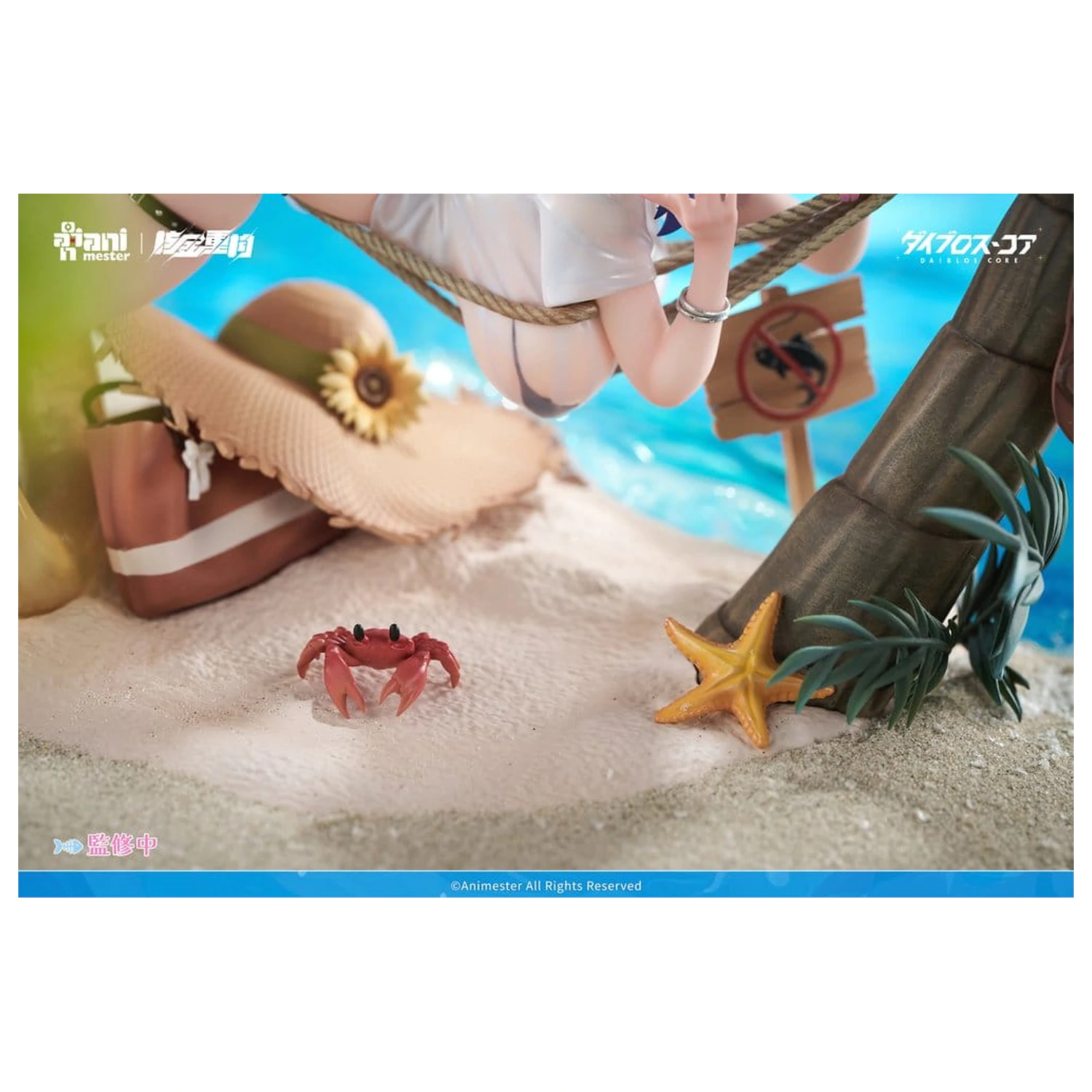 Original Character PVC Figur 1/6 Bright Summer Barbera·Red illustration by DaiblosCore 14 cm Produktfoto