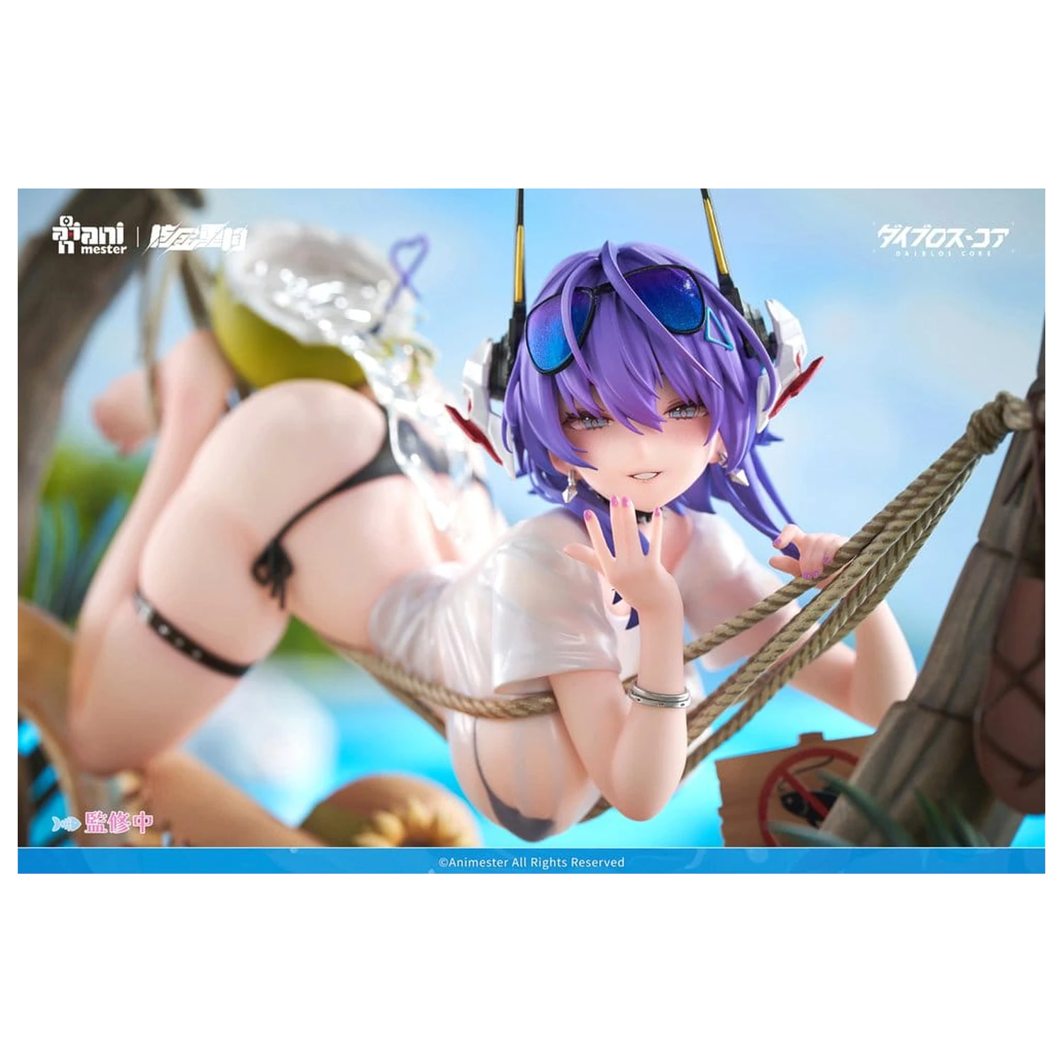 Original Character PVC Figur 1/6 Bright Summer Barbera·Red illustration by DaiblosCore 14 cm Produktfoto