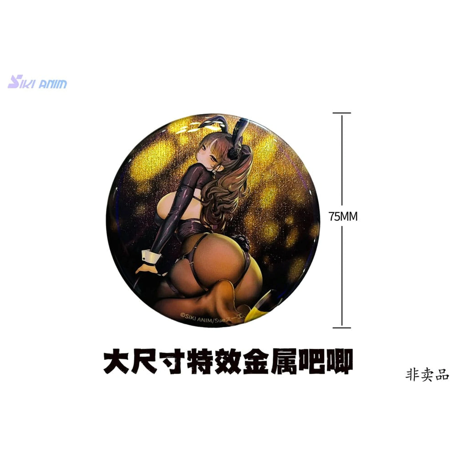 Original Character PVC Statue 1/6 Champagner und Bunny Girl Rose Black Stocking Ver. 31 cm Produktfoto